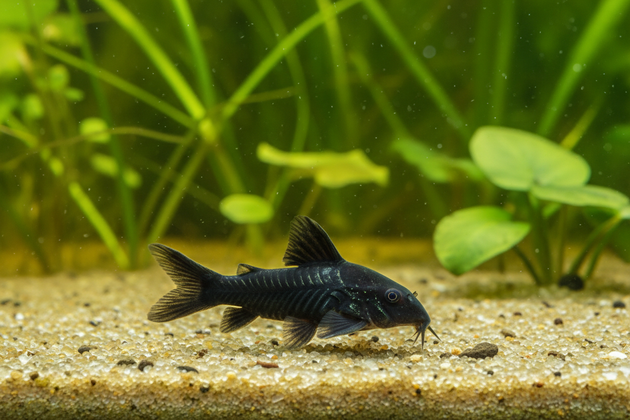 Black Venezuelan corydoras
