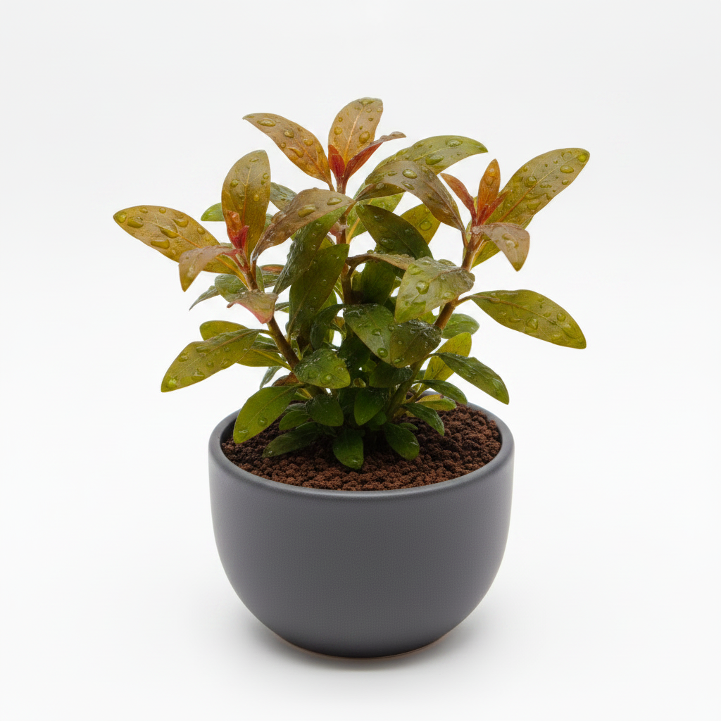 Potted red ludwigia